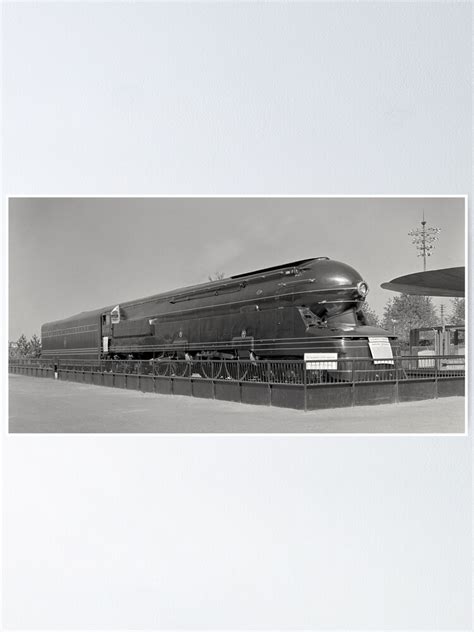 "Pennsylvania Railroad Class S1 Locomotive - 1939" Poster for Sale by ...