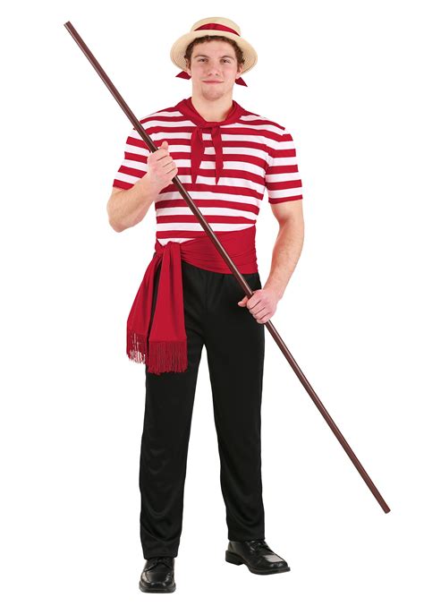 Venice Gondolier Adult Costume | Uniform Costumes