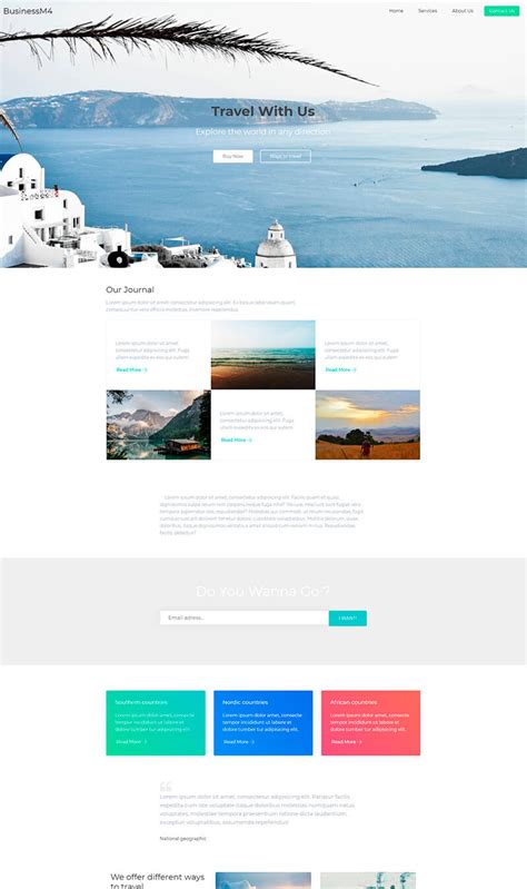 Bootstrap Parallax Template