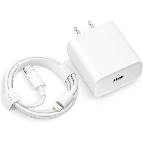 iPhone 14/13/12/11 SE Fast Charger, 20W PD Power Adapter with 6FT ...