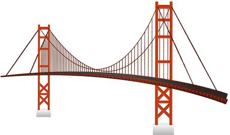 Golden Gate Bridge PNG Clip Art - Best WEB Clipart