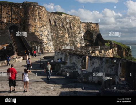 El Morro fort historic puerto rico Stock Photo - Alamy