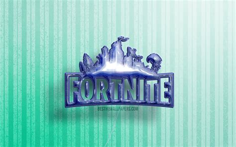 Fortnite Logo Blue Background