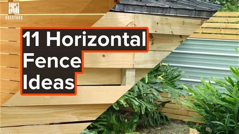 11 Horizontal Fence Ideas (Plus a Bonus) | Backyardscape - YouTube