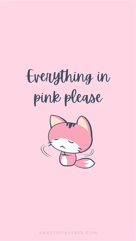 50 Cute and Pretty Pink Wallpapers For Free Download - Sweet Money Bee