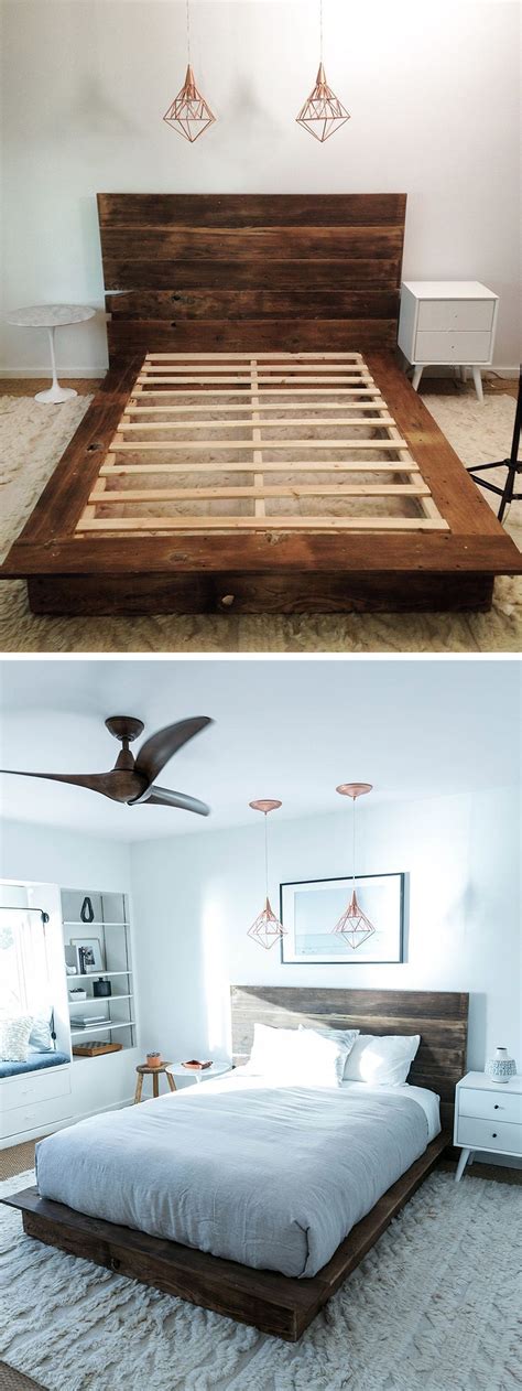 Diy Queen Storage Bed Frame - Design Corral