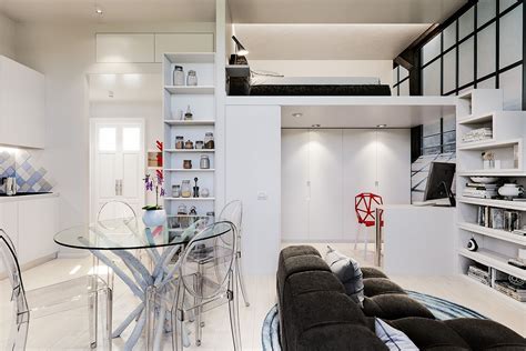 Small 29 Sqm Studio Apartment in White is a Super Stylish Space-Saver ...