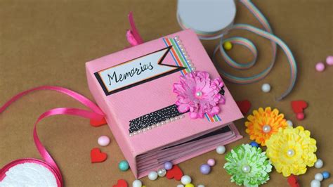 scrapbook ideas | scrapbook | how to make scrapbook - YouTube