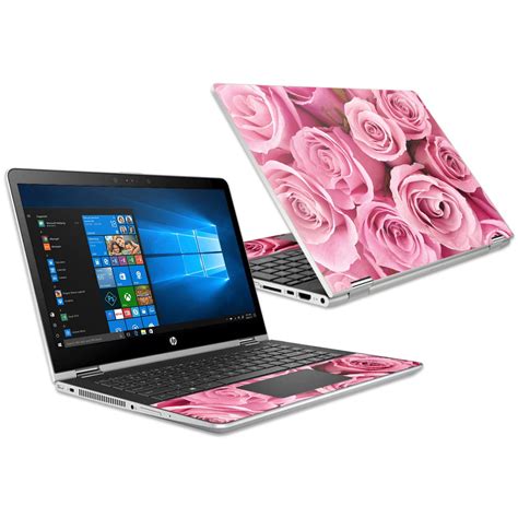 Skin For HP Pavilion x360 15.6" (2018) - Pink Roses | MightySkins ...