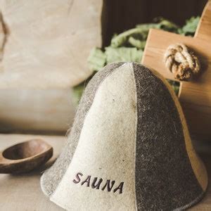 5 Styles Sauna Hat 100% Natural Wool Felt With Finely Embroidered Logo ...