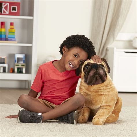 Melissa & Doug Pug Dog - Lifelike Stuffed Animal - Walmart.com