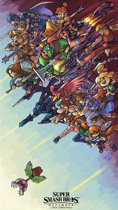 SUPER SMASH BROS. ULTIMATE - 1st Anniversary by SchAlternate on ...