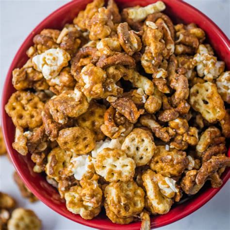 Caramel Honeycomb Snack Mix - Upstate Ramblings