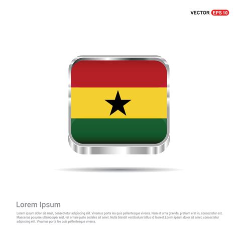 Ghana flag design vector 14294507 Vector Art at Vecteezy