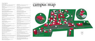 "Campus Map 2022" by Sacred Heart University