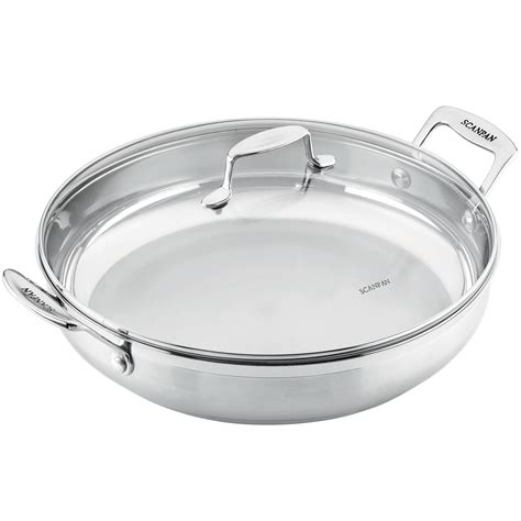 NEW 32cm Impact Stainless Steel Chef Pan - Scanpan,Frying Pans ...