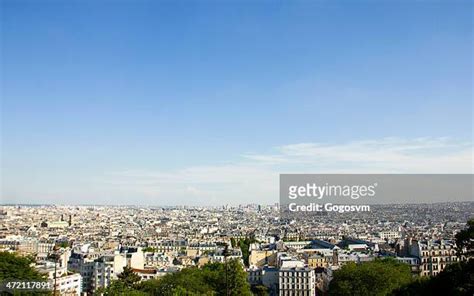 Paris Viewed From Montmartre Photos and Premium High Res Pictures ...