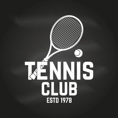 Tennis club. Vector illustration. 13275440 Vector Art at Vecteezy