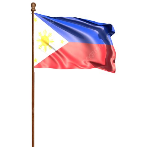 Philippines Flag With Pole, Philippines Flag Waving, Philippines Flag ...