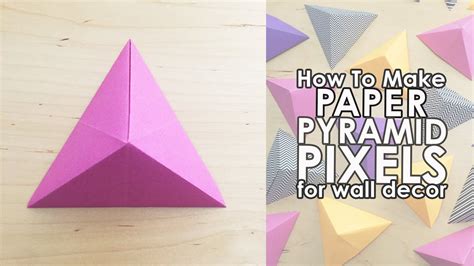 Origami Pyramid Step By Step - Origami