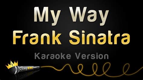 Frank Sinatra - My Way (Karaoke Version) Chords - Chordify