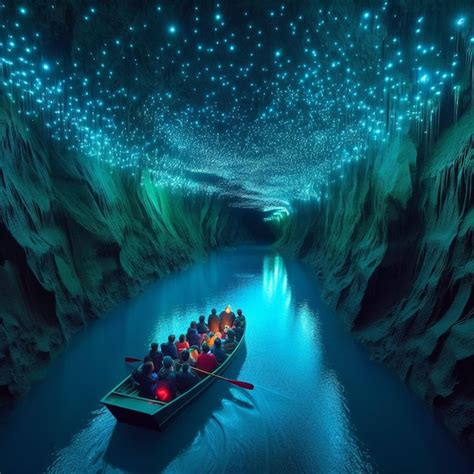 Premium Photo | Waitomo Glowworm Caves