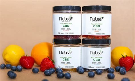 NuLeaf Naturals CBD Gummies - Full Spectrum Entourage Experience