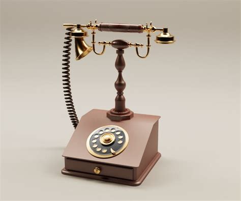 ArtStation - Vintage telephone | Resources