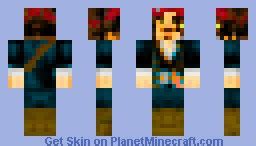 Jack sparrow Minecraft Skin