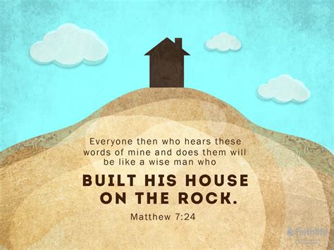 Verse of the Day - Matthew 7:24 KJV - Highland Park Baptist Church ...