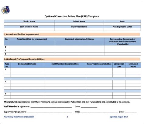 22+ Corrective Action Plan Templates - Google Docs | MS Word | Apple ...