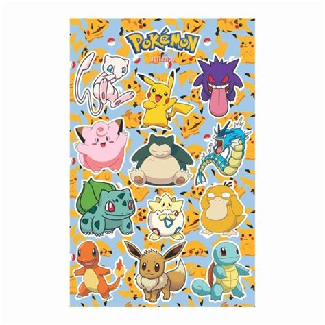 Stickers Pokemon - Tienda Asteroide