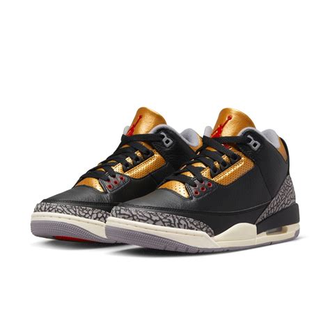 Air Jordan 3 "Black Cement Gold" | Raffle List