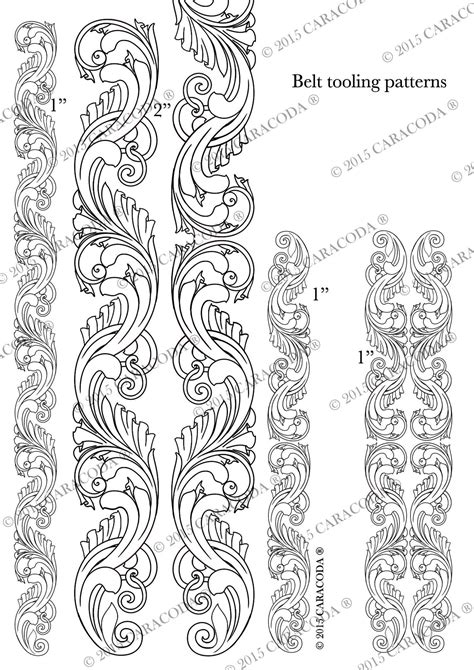 Printable Tooled Leather Patterns