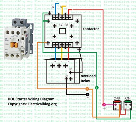 Wiring Diagram Of A Dol Starter