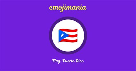 🇵🇷 Flag: Puerto Rico emoji Copy & Paste - Emojimania