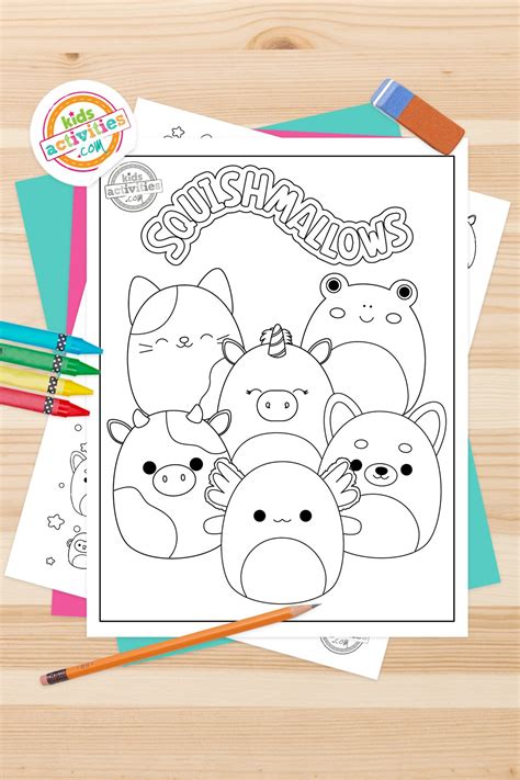 Squishmallow Squad Moji Moji Coloring Pages Squishmallow, 47% OFF