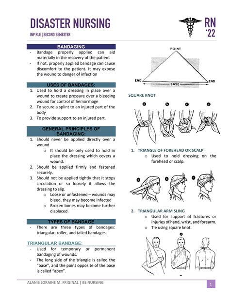 SOLUTION: Bandaging (Types, How, and Implications) - Studypool