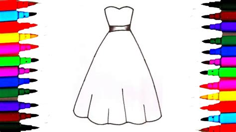 Dress Drawing For Kids Girls - Dreamsof