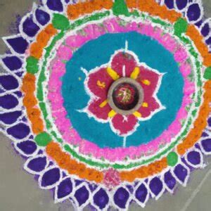 Tihar Rangoli: Simple Rangoli Designs for Tihar - Stunning Nepal