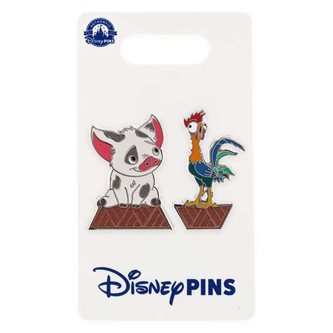 Disney Pin Set - Moana Hei Hei and Pua