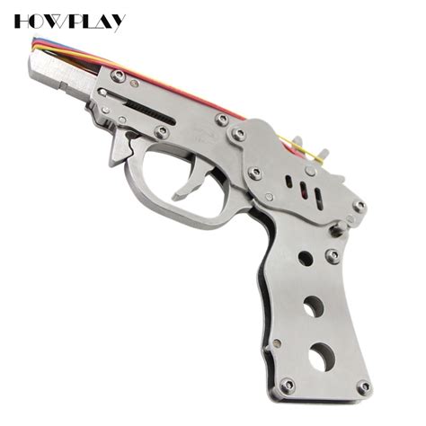 Aliexpress.com : Buy HowPlay rubber band gun Metal kids toy guns ...