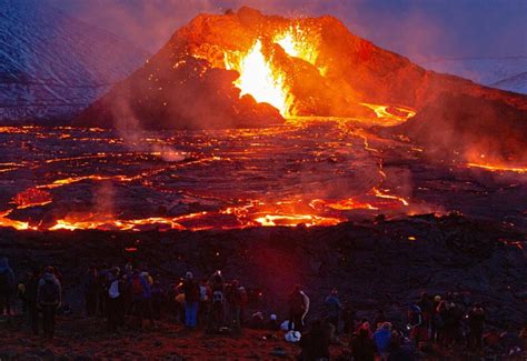 Iceland Volcano Eruption Live Stream Shows Fagradalsfjall Spewing Lava