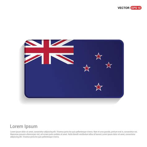 New Zealand flag design vector 13373233 Vector Art at Vecteezy