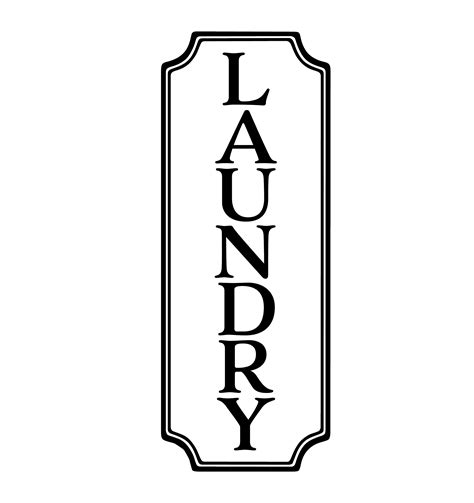 Laundry Sign Vinyl Wall Decal, Laundry Room Decal, Vinyl Lettering