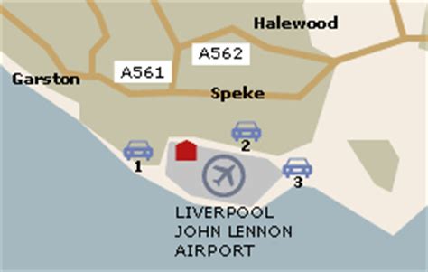 Liverpool Airport Parking Map