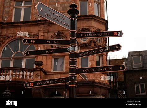 London street signs Stock Photo - Alamy