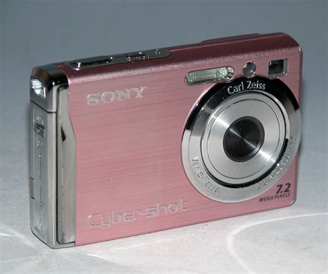 Sony Cyber-shot DSC-W80 7.2MP Digital Camera - Pink #2188