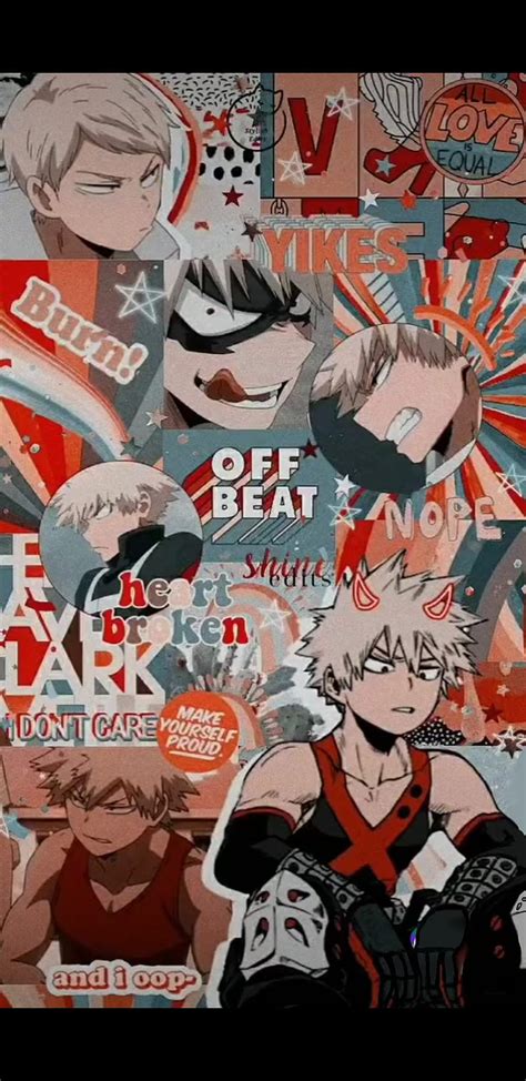 Bakugou, anime, bakugo, bnha, collage, katsuki, mha, Fondo de pantalla ...