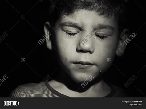 Little Sad Boy Crying Image & Photo (Free Trial) | Bigstock